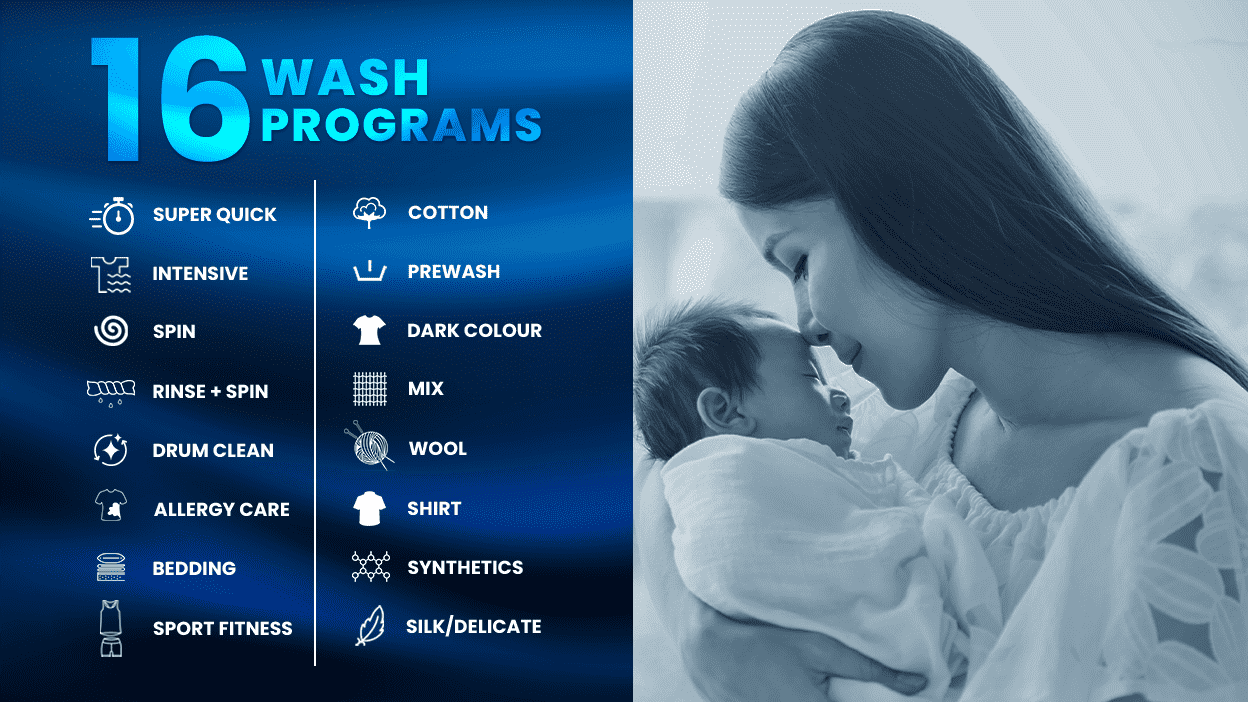 16 wash program