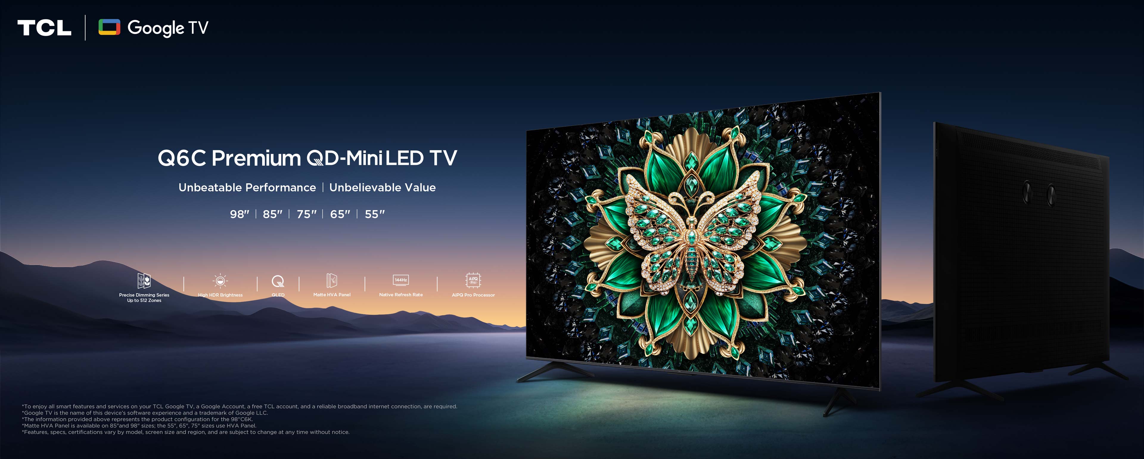 TCL TV C6K Premium QD-MiniLED TV