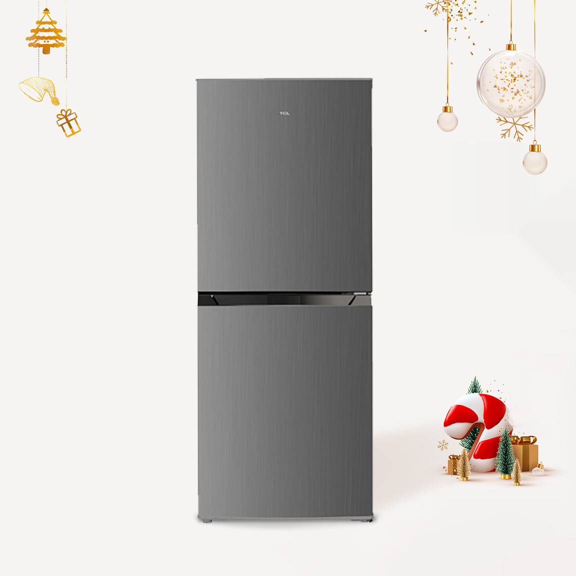 531⭐️2023年製★TCL 冷蔵庫　大型　200L〜300L グレー 2023年のTCL公式クリスマスセール | TCL グローバル