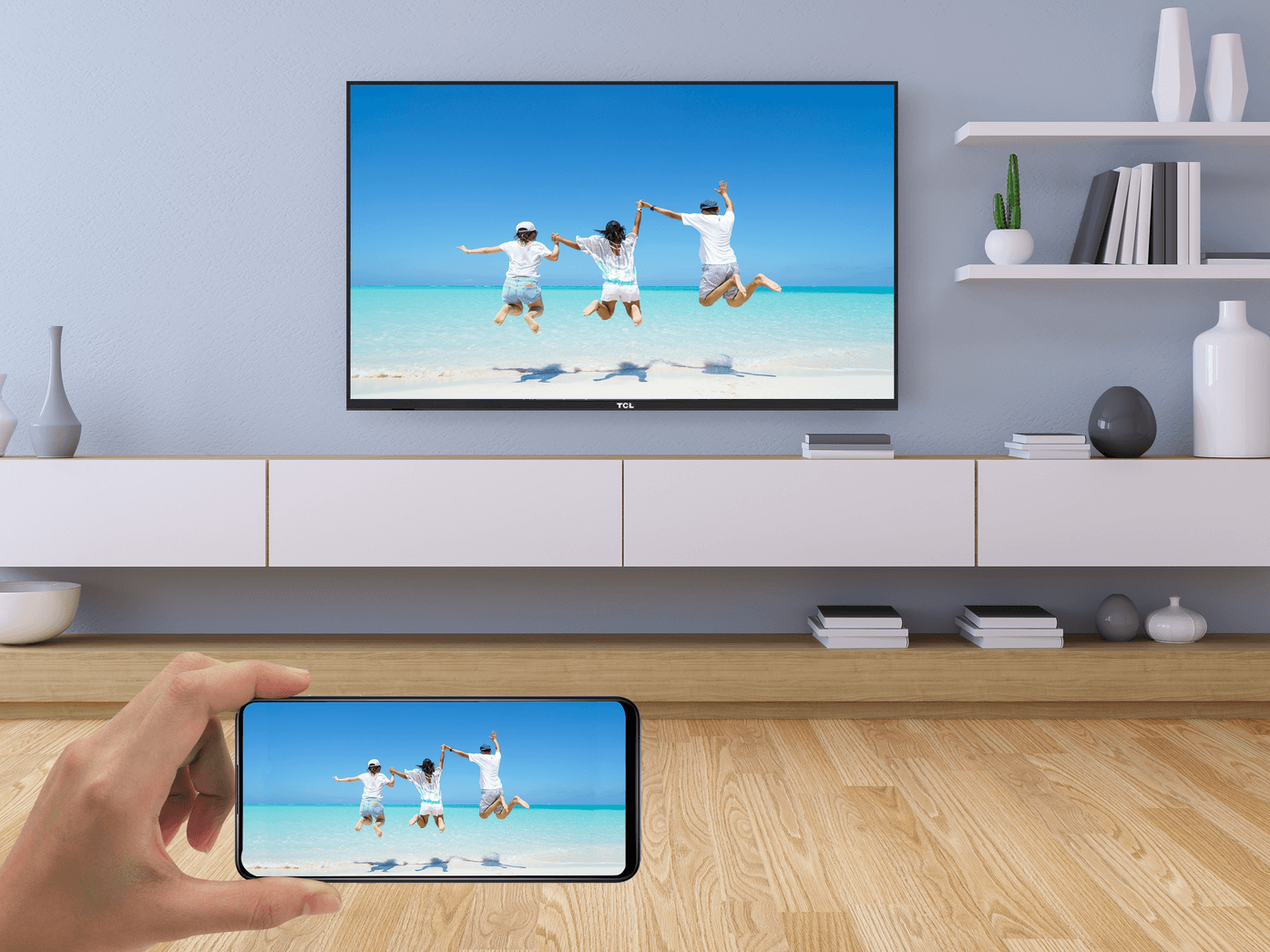 クロームキャスト機能内蔵