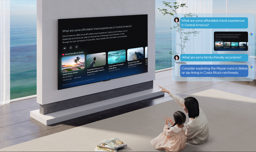 TCL、Google TV搭載テレビで「Gemini for Google TV」への対応を順次開始