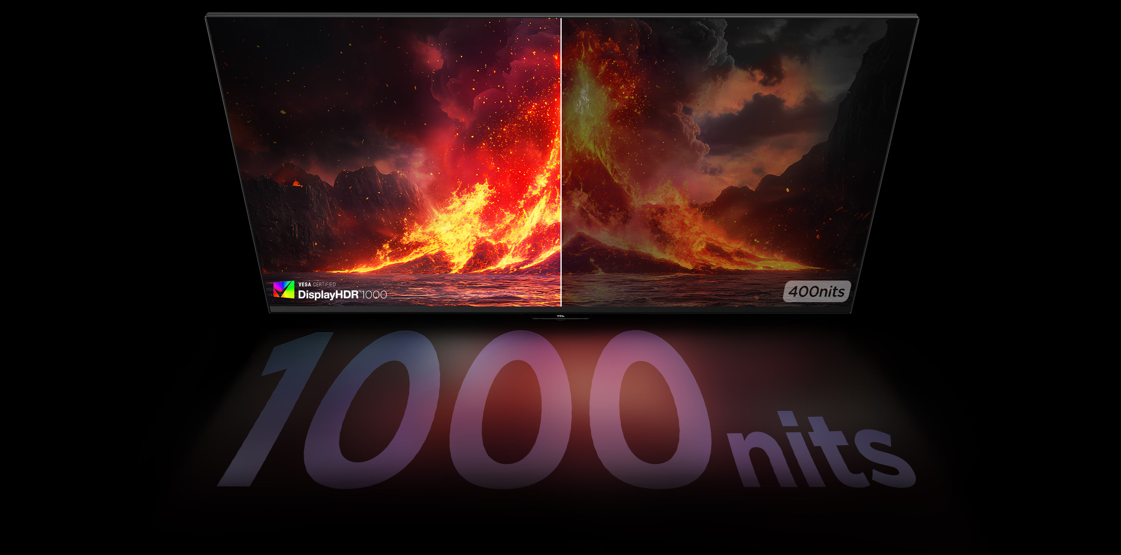 TCL 27R73Q Monitor 1600 nits high peak brightness