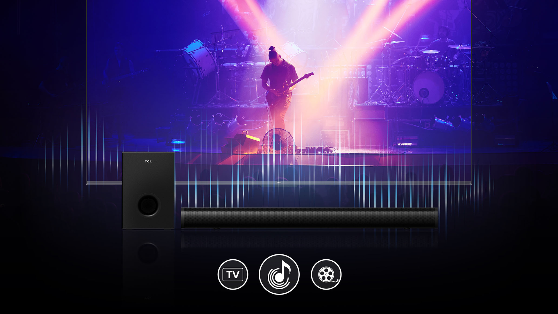 TCLサウンドバー-ワイヤレスサブウーファー付き-S522Wシリーズ-TCLジャパン