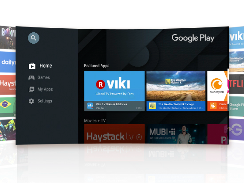 TCL t8s Google play store