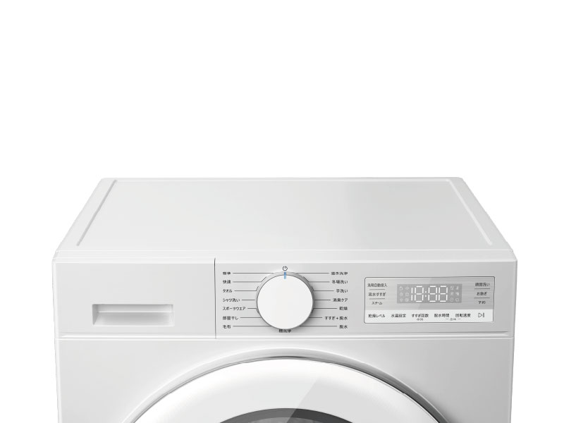 ドラム式洗濯乾燥機 10kg 本体 ホワイト TW-DVK10A 10kg コンパクトドラム式洗濯乾燥機 | TCL Japan / 日本語