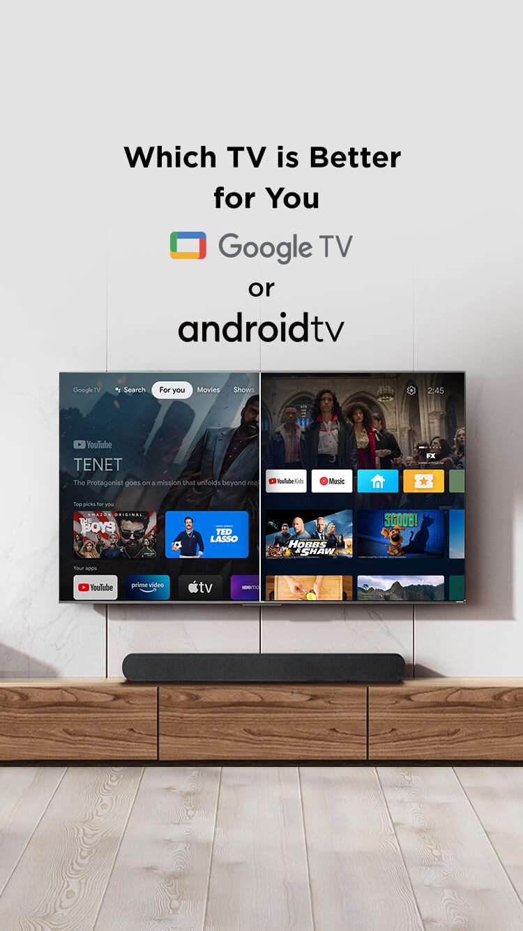 Google TVとAndroid TVのどちらのテレビが適していますか？ 決定的なガイド