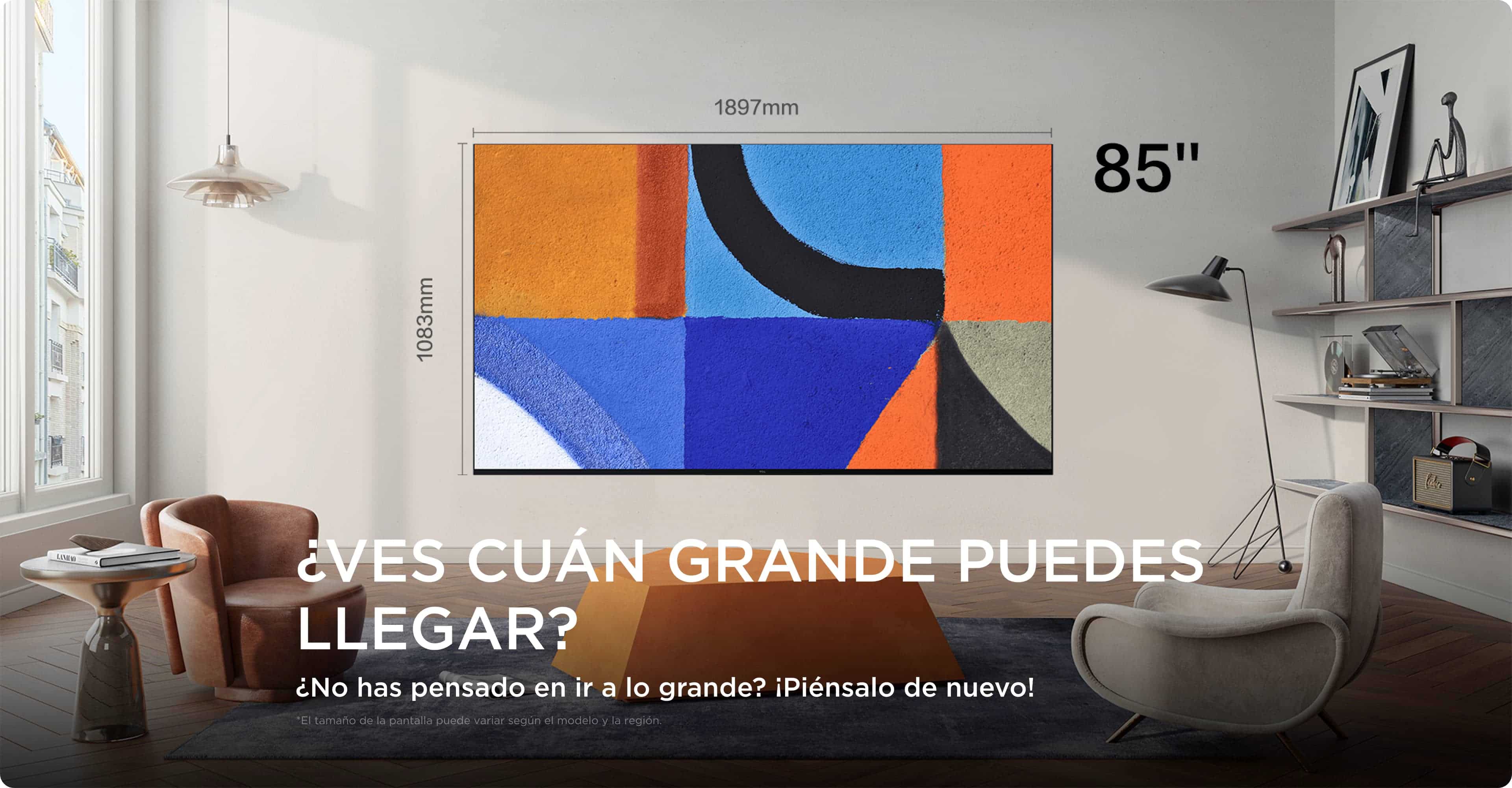 TCL TV de pantalla grande