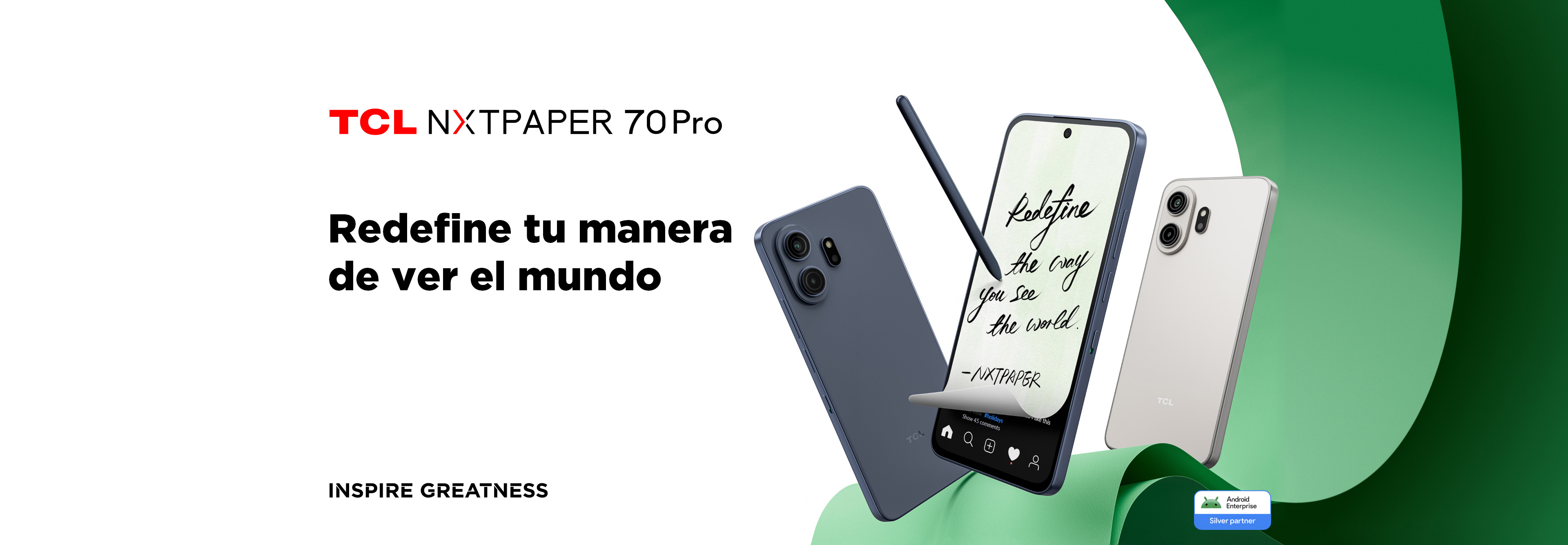 乐竟体育 NXTPAPER 70 Pro - 6.9" 120Hz Eye Comfort Smartphone