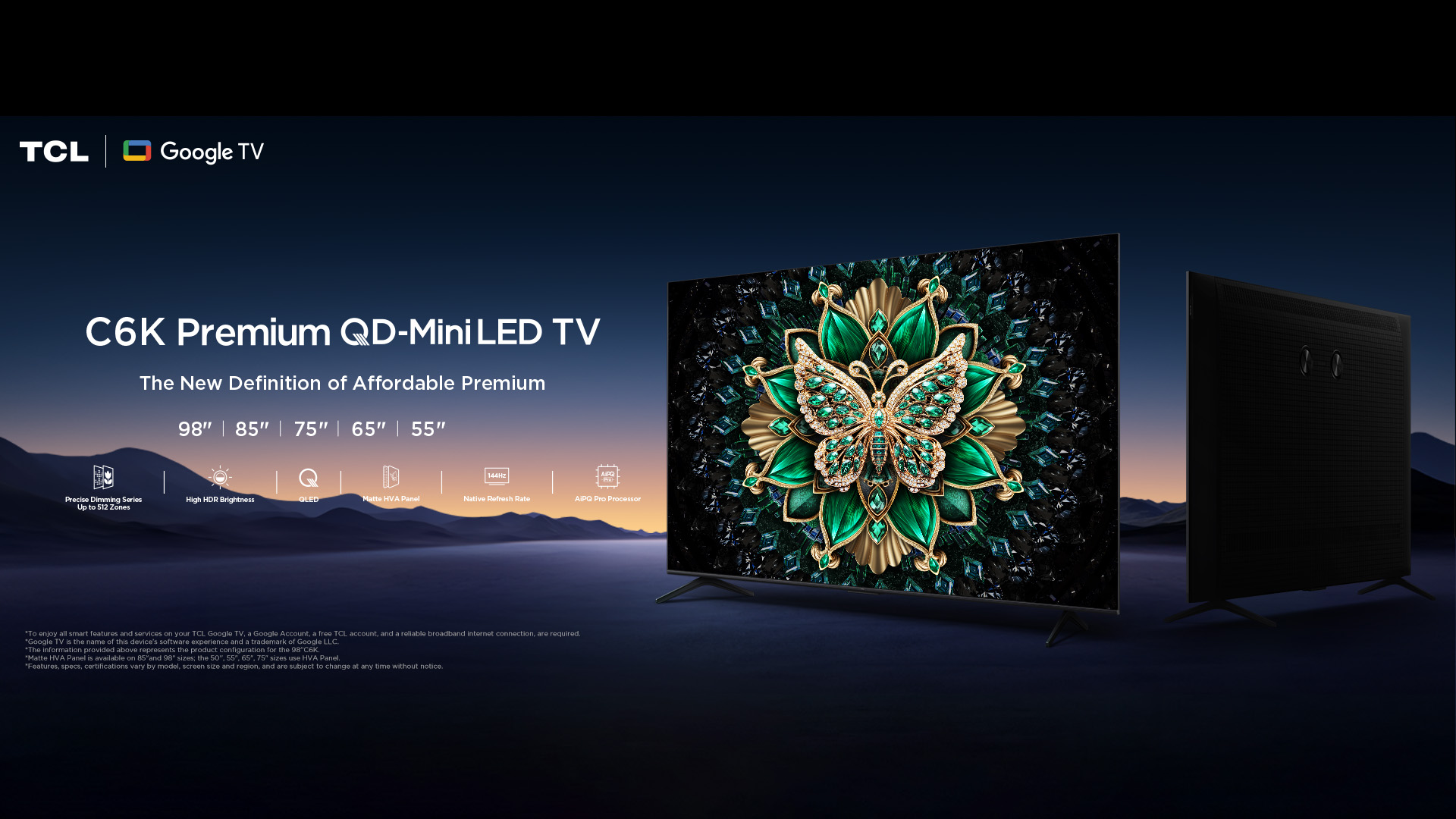 TCL TV C6K Premium QD-MiniLED TV