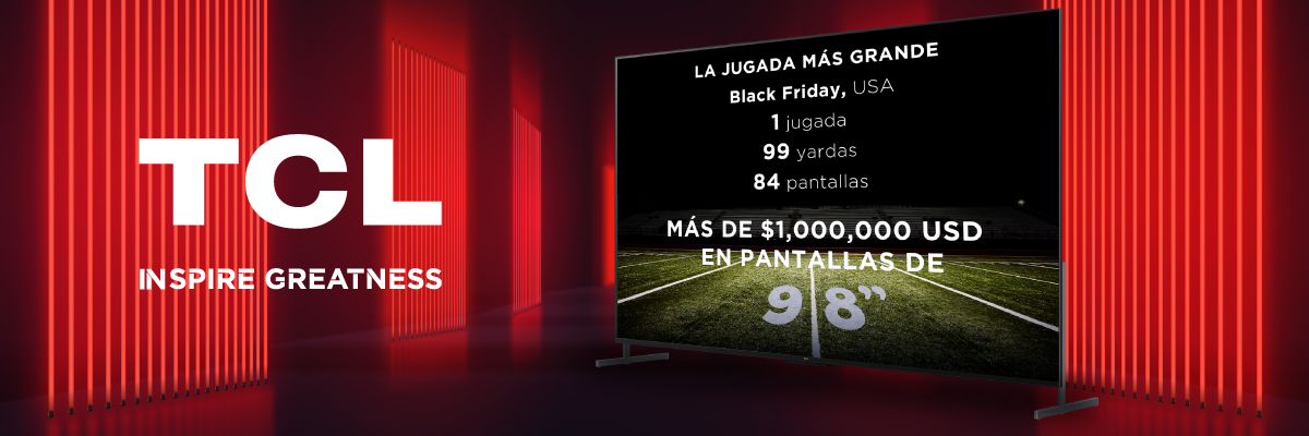 TCL Cumple y Desbloquea un Millón de Dólares en Televisores de 98”,  en el Black Friday, en Estados Unidos