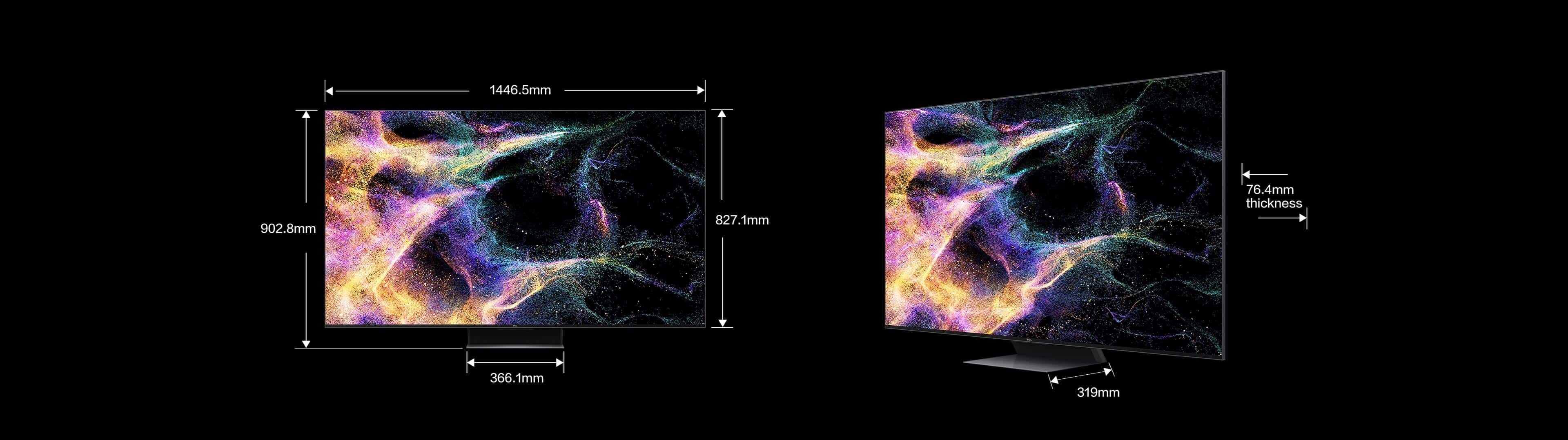 TCL MiniLED TV QM850G tamaño de 65"