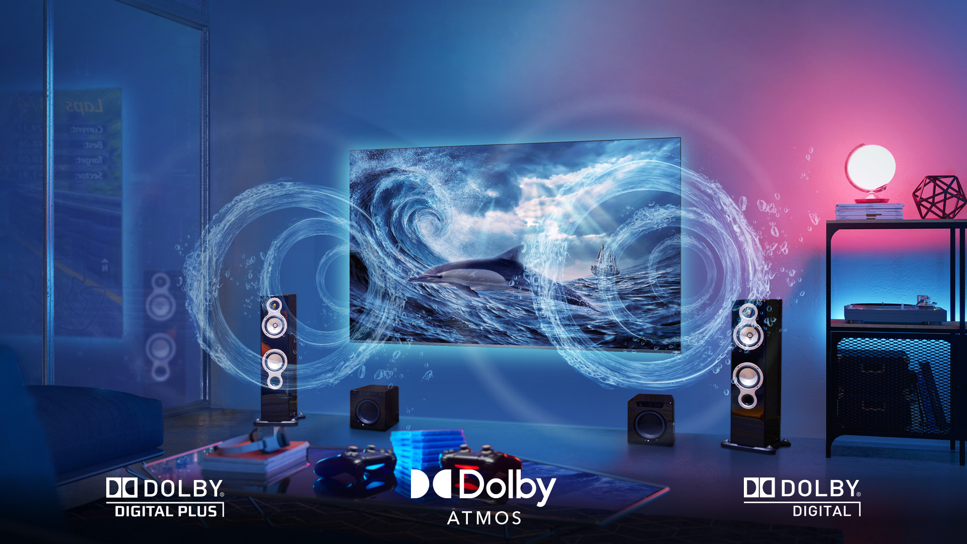 Sonido multiformato impactante