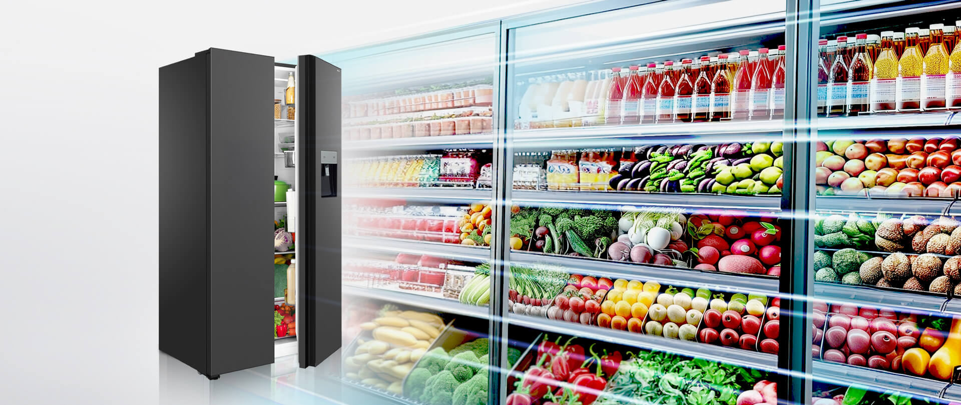 LETOU - ��Ͷ C387BF Refrigerator store food flexible