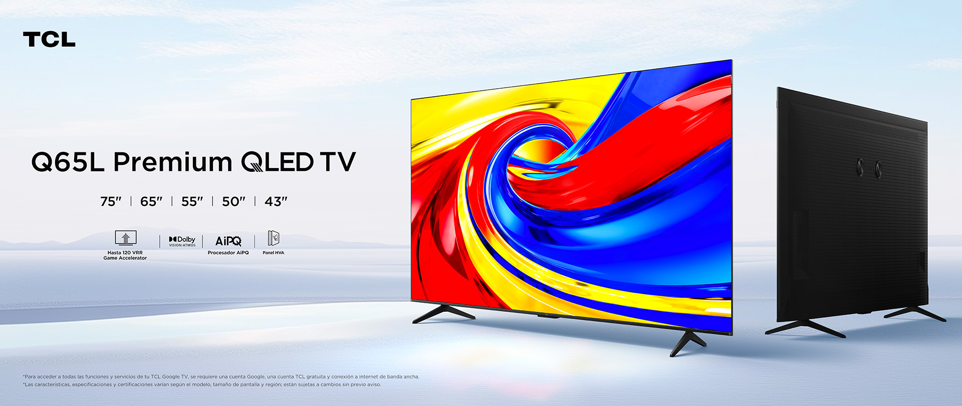 Televisor Premium QLED TCL Q65L de 43 a 85 pulgadas | TCL Mexico