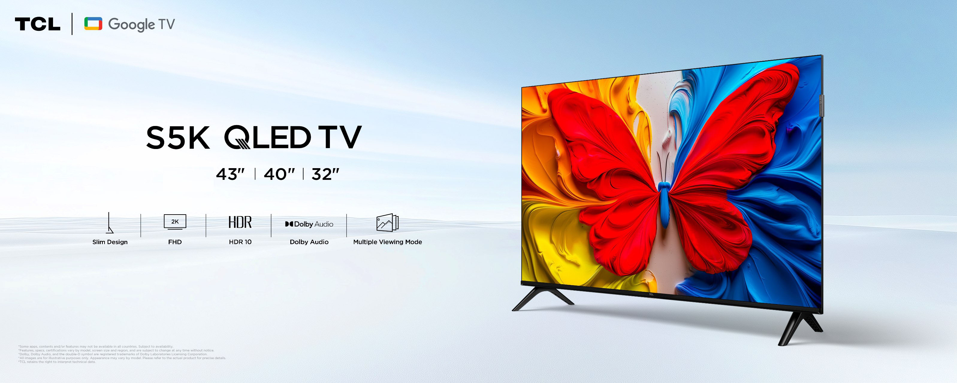 TCL P635 4K UHD Google TV banner