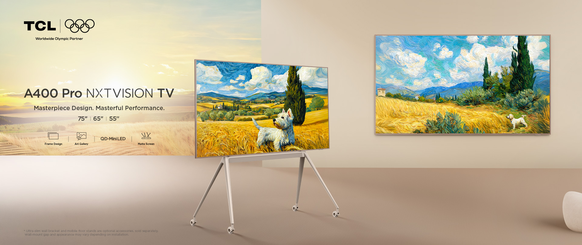 TCL A400 Pro Powered by QD-Mini LED picture quality