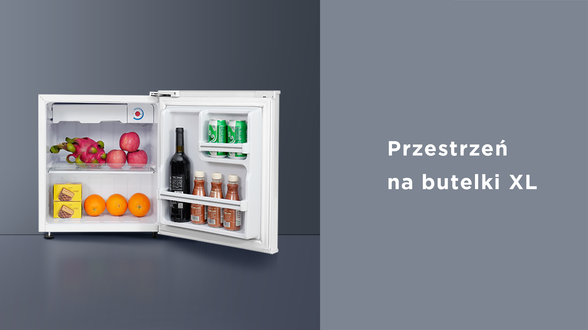 Przestrzeń na butelki XL
