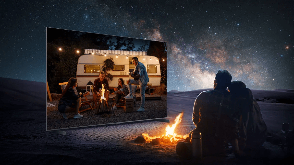 TCL A300 Art Frame TV blend into walls