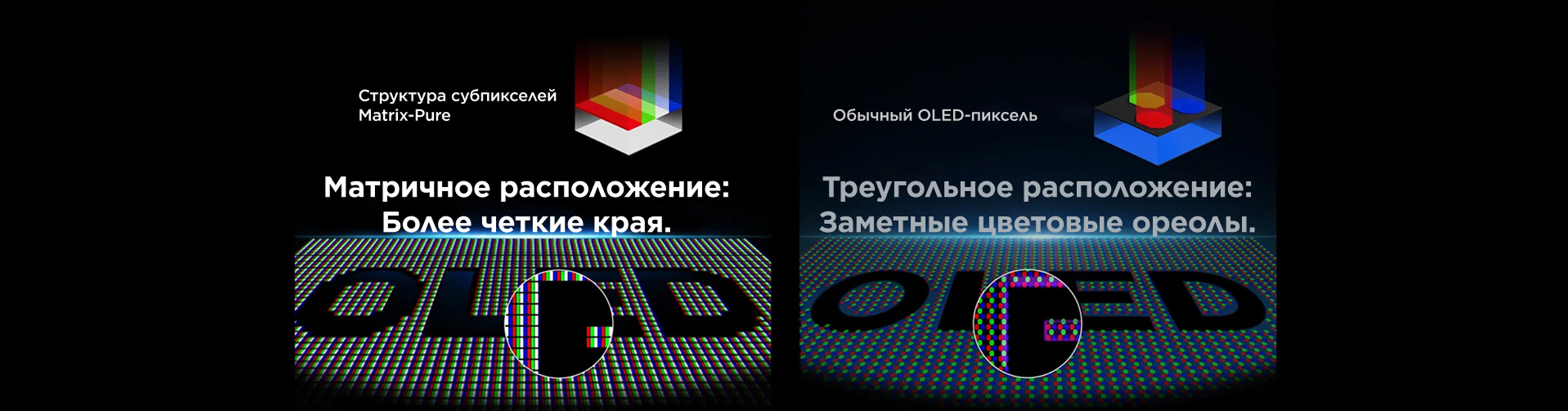 TCL 32X3A Monitor OLED+ Technology Matrix-Pure Pixel