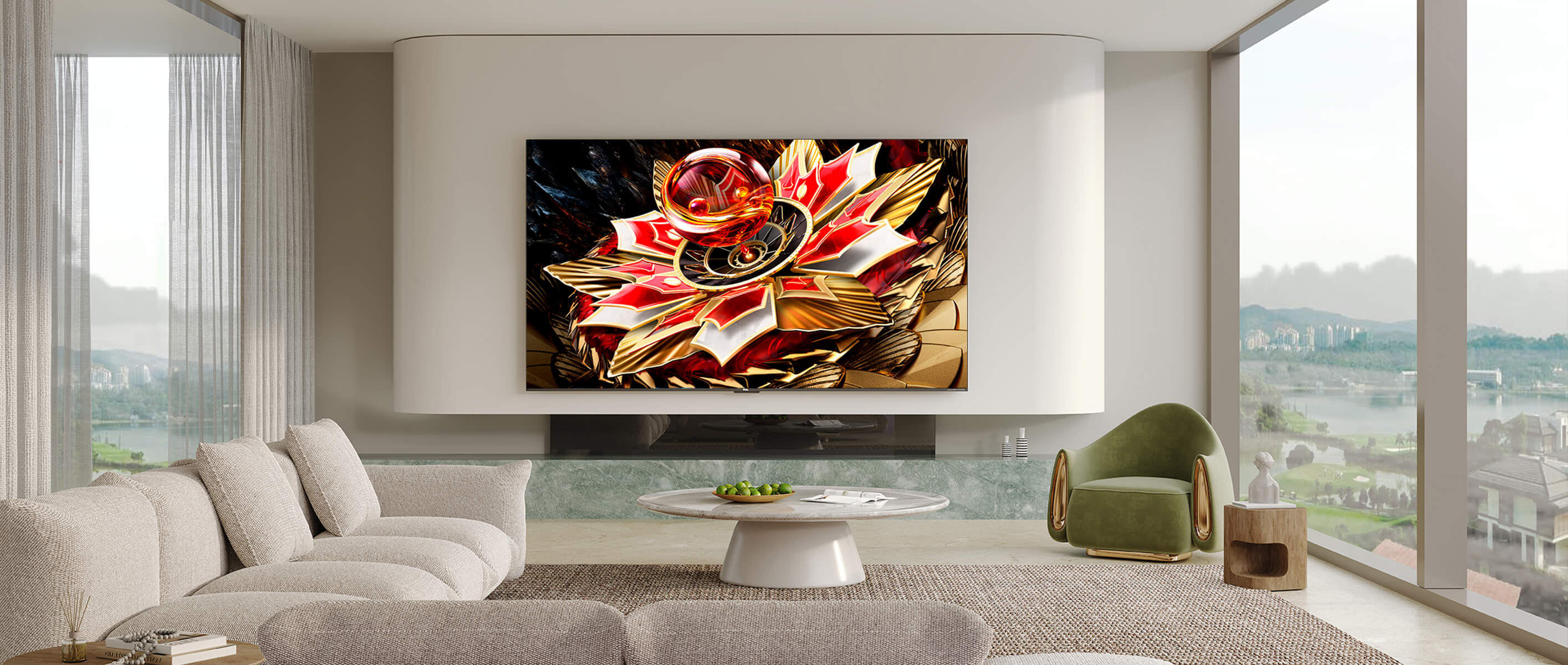 TCLTV C7K Premium QD-MiniLED TV Display