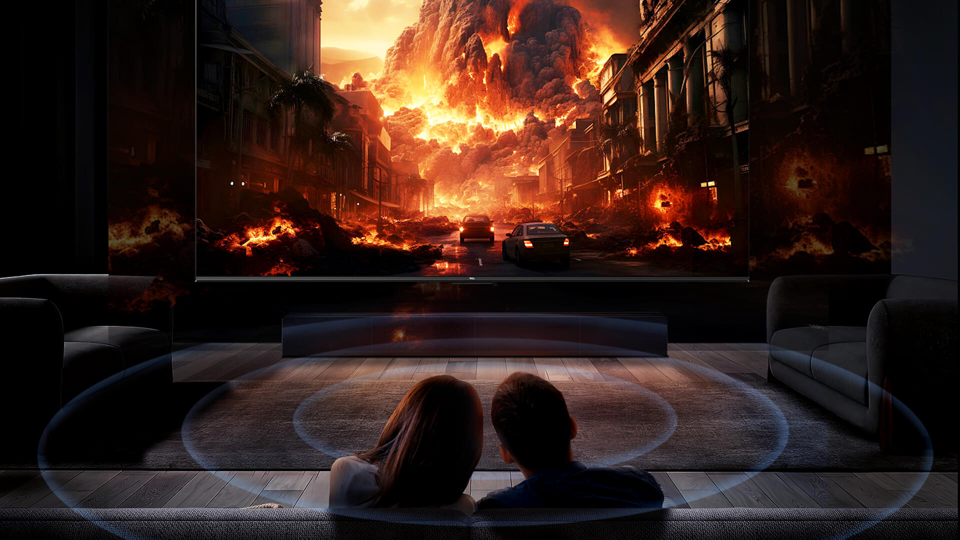 TCL 4K UHD Google TV Sound with Dolby Audio