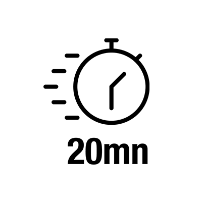 20-минутная быстрая сушка