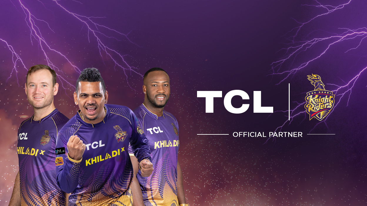 TCL TURNS TEAM SPONSOR FOR ABU DHABI KNIGHT RIDERS
