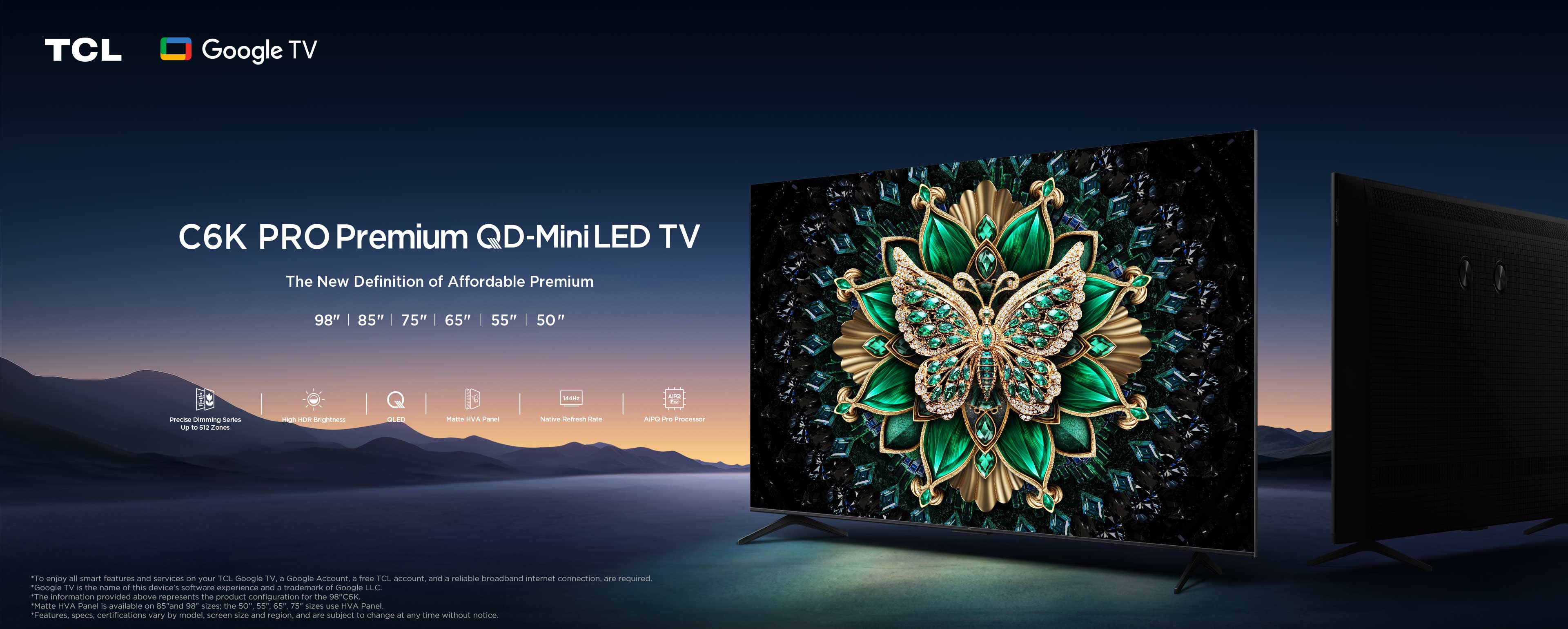 TCL TV C6K Premium QD-MiniLED TV