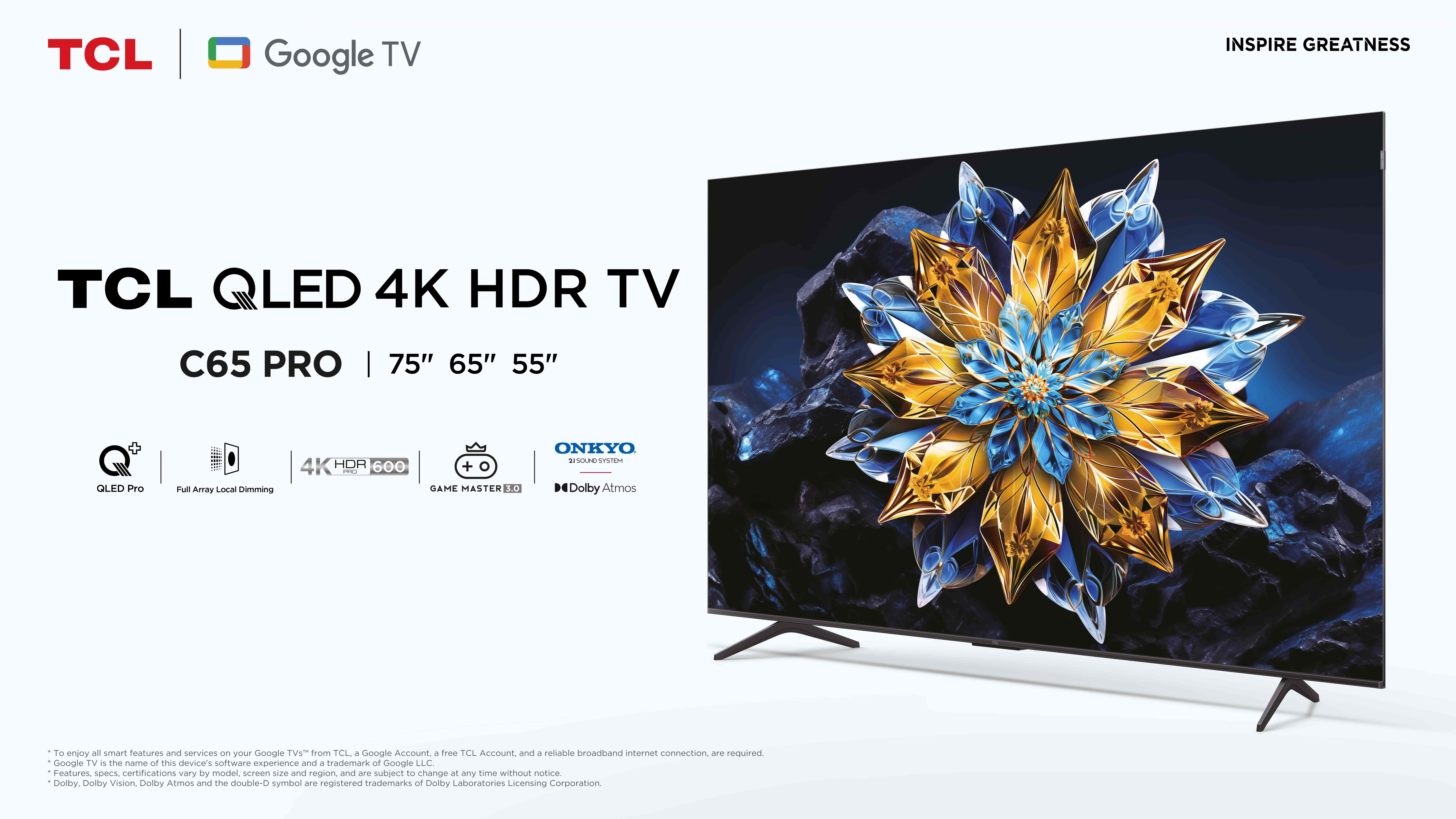 Top banner of  C655 PRO QLED TV 