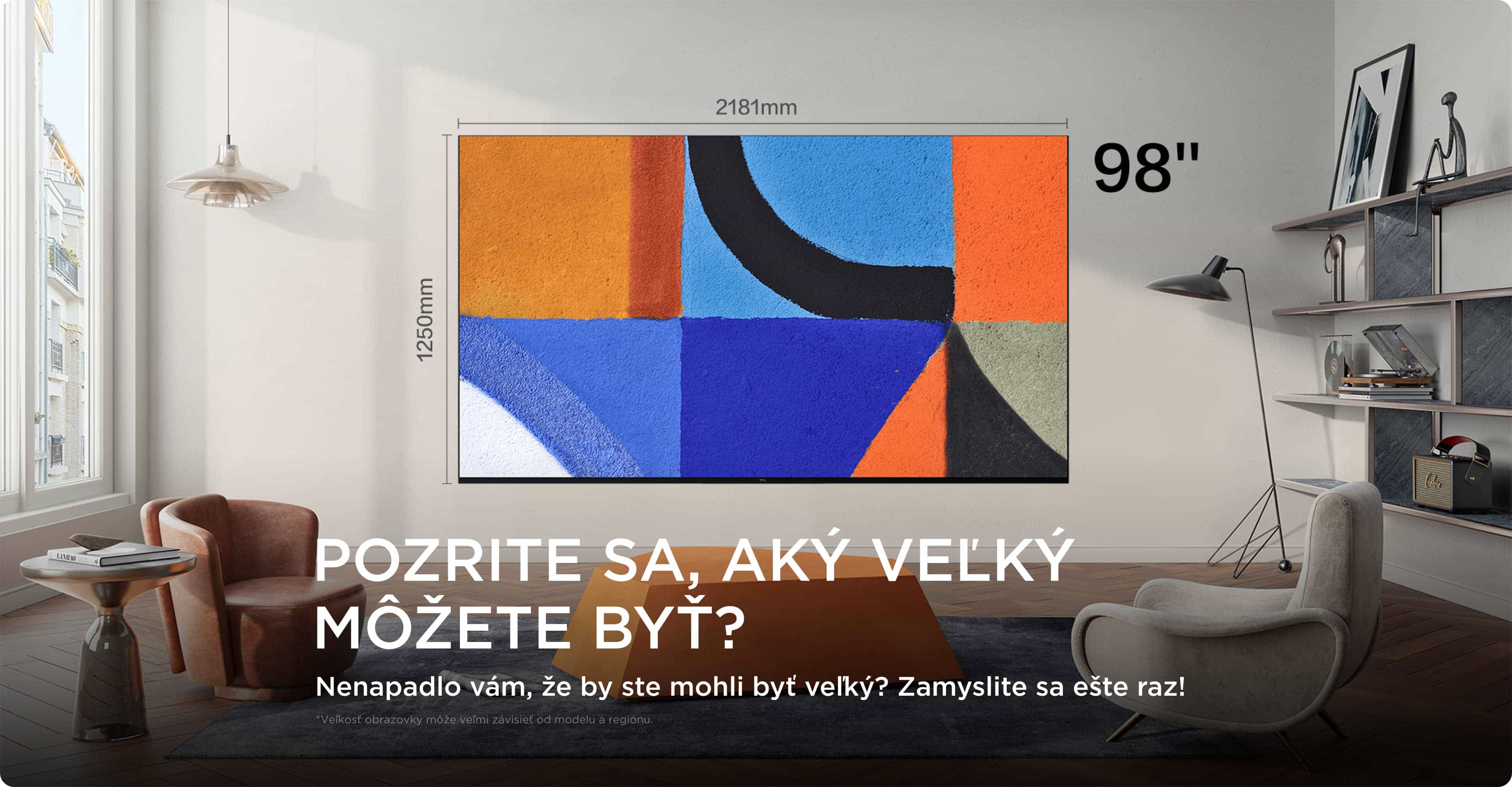 TCL Big TV Screen Size 