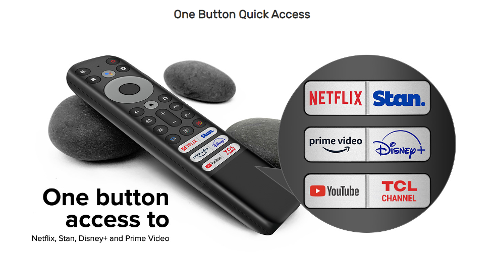 ใช้รีโมทของคุณเพื่อควบคุม TCL google TV ของคุณ