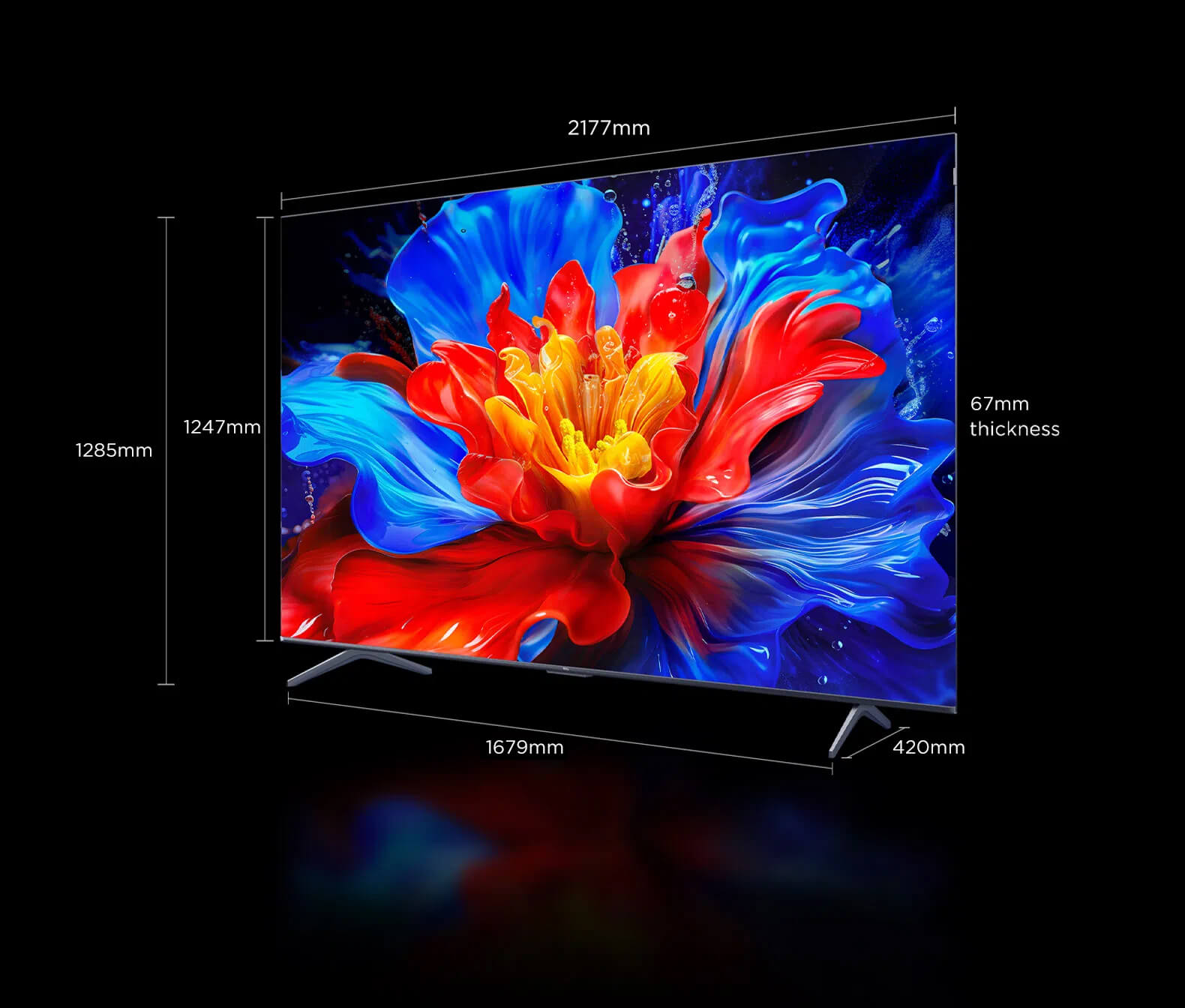 75 inch TCL P6K 4K HDR TV