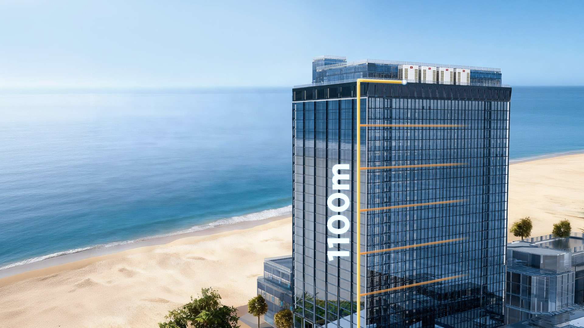 1100m Super Long Piping Design