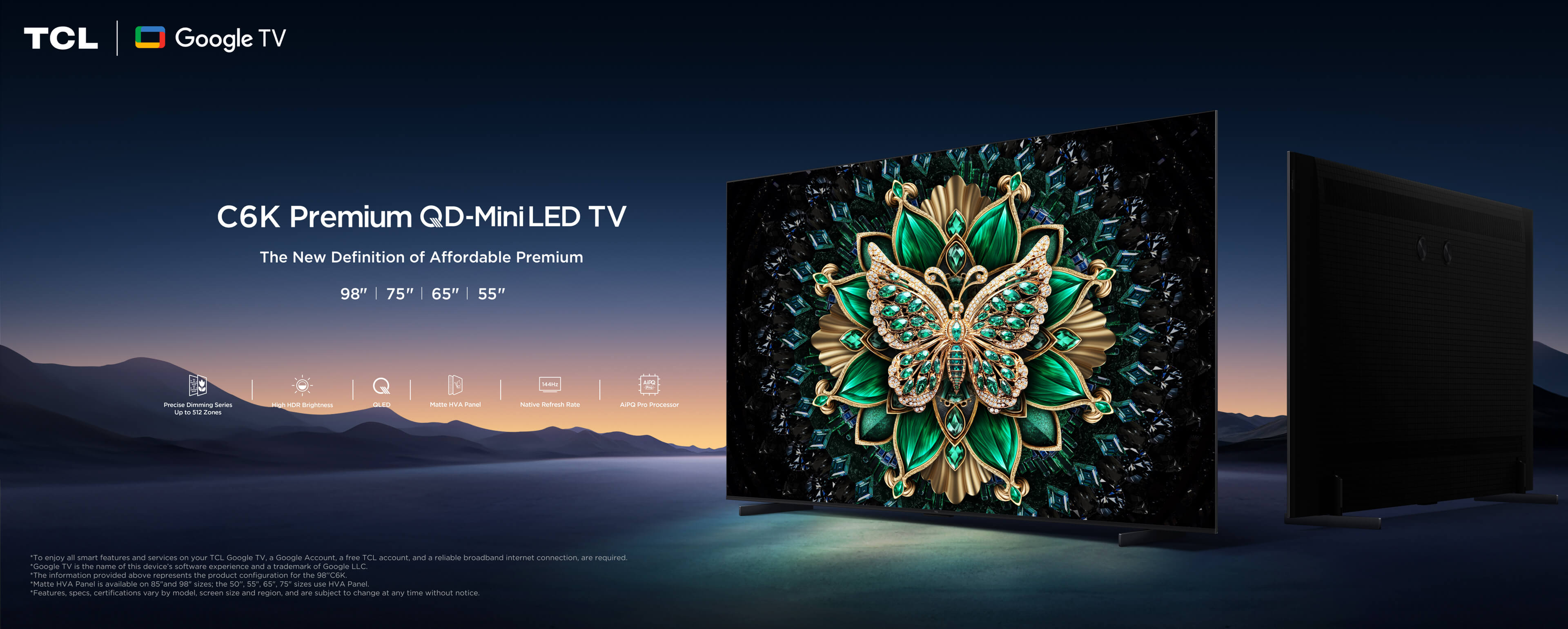 TCL TV C6K Premium QD-MiniLED TV