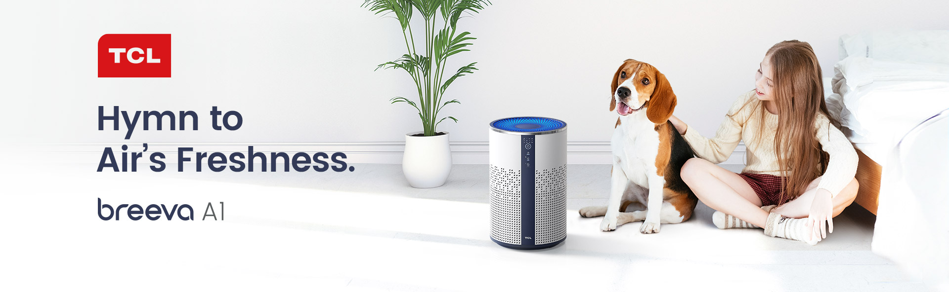 TCL air purifier breeva A1W