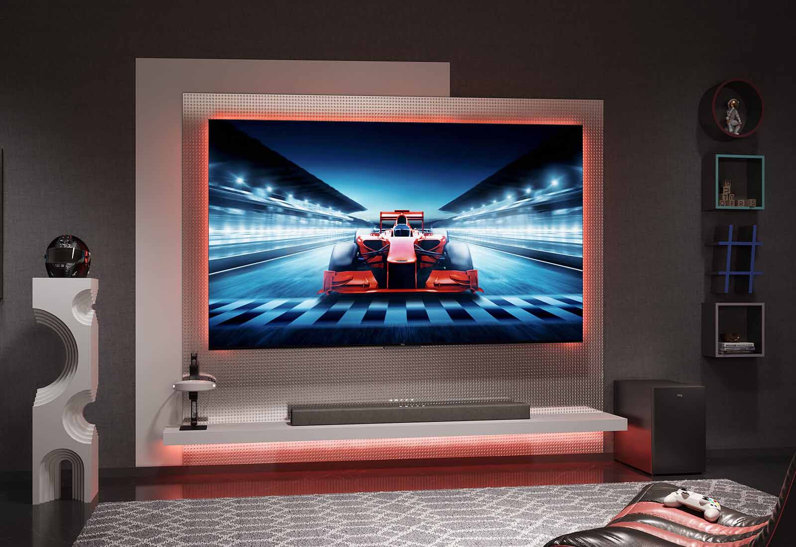 55インチTV 4K QLED TV 55 inch - Google TV - C745K - TCL UK