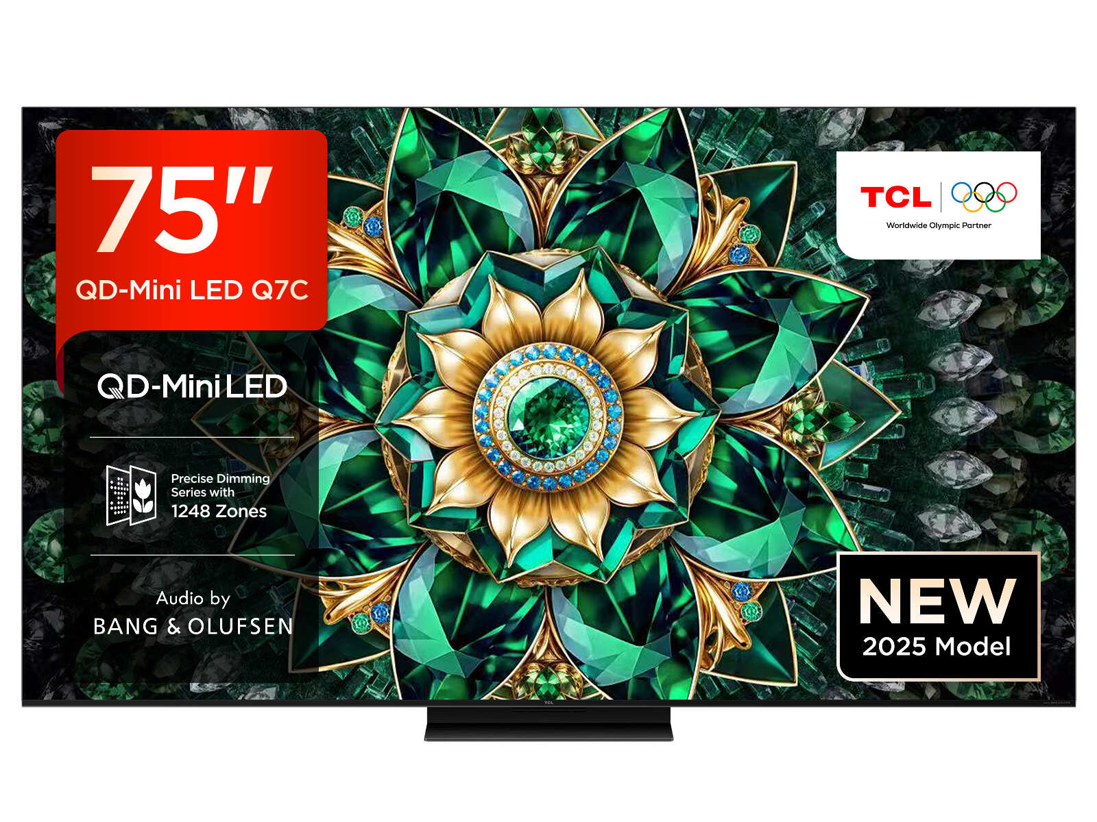 TCL Q7C-UK 75 inch Premium QD-Mini LED 144Hz 4K HDR 3000 nits Bang