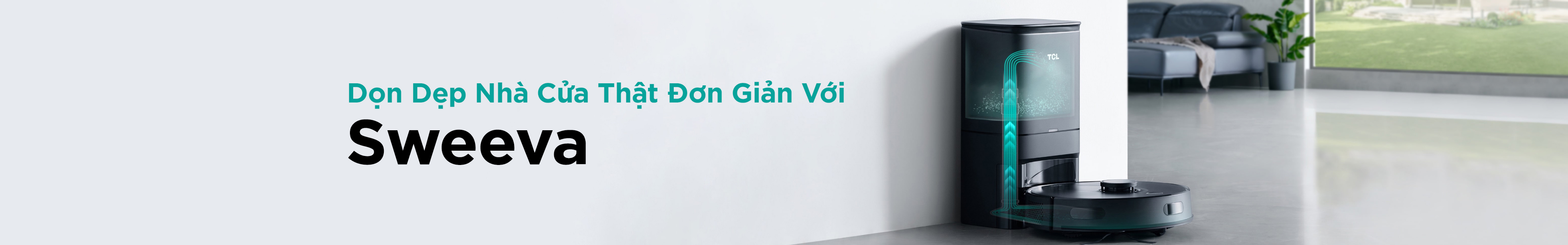 robot hút bụi sweeva tcl