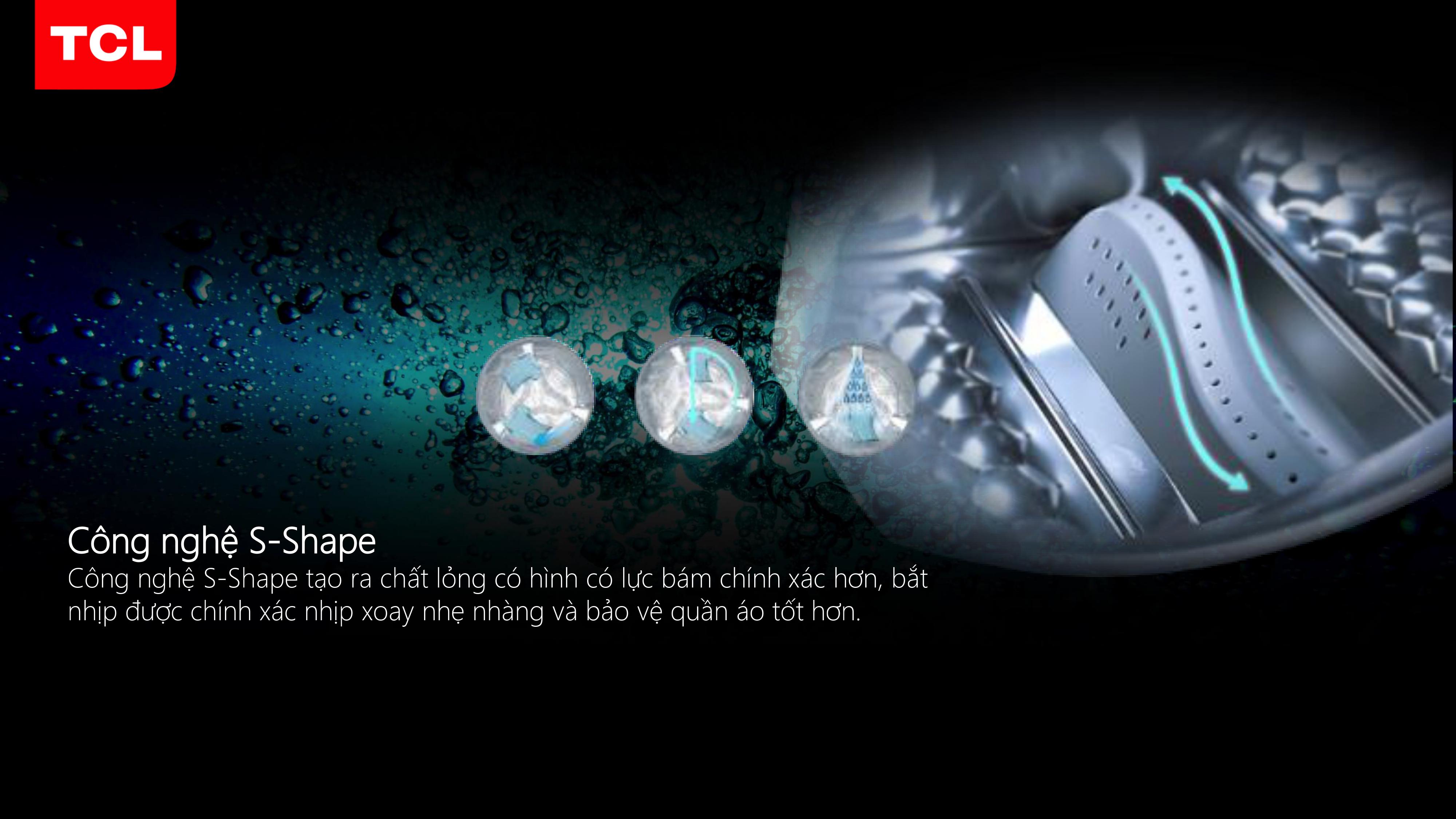 TCL washing-machine k08 S shape