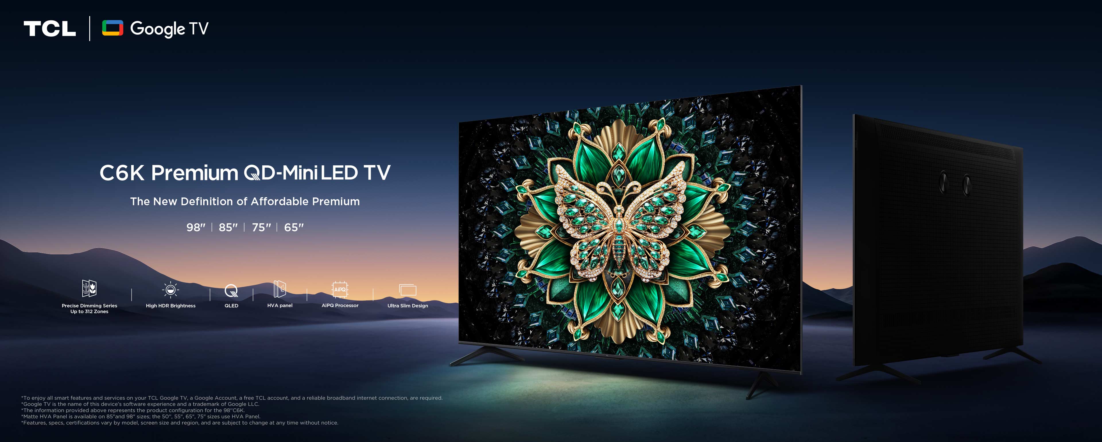 TCL TV C6K Premium QD-MiniLED TV