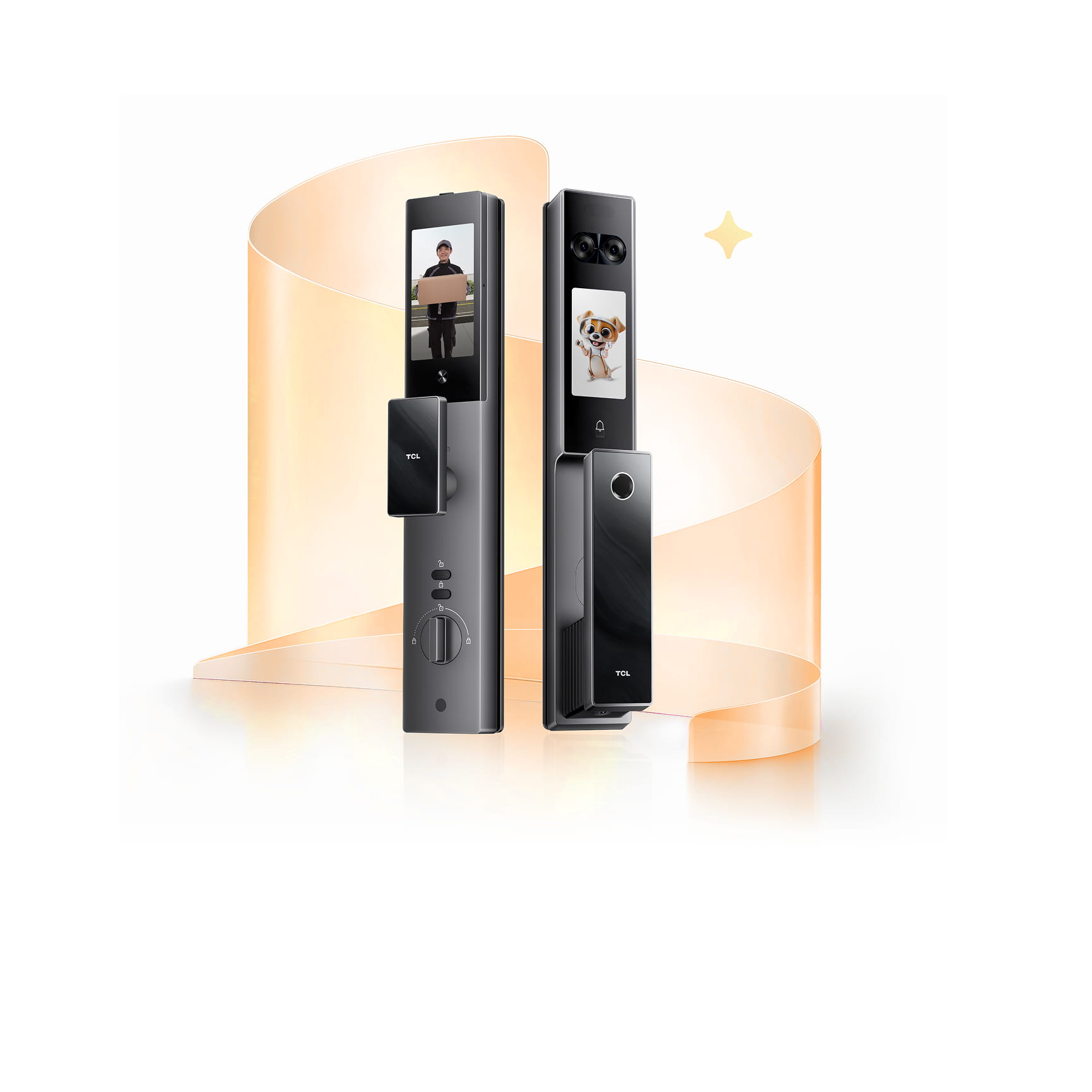 TCL K11D Pro Dual-Screen AI Smart Lock