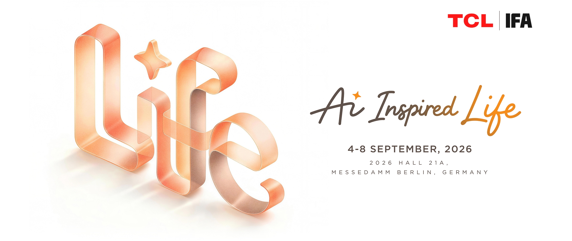 TCL At IFA 2026 4-8 Sept 