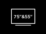 75吋&55吋電視面板市佔率 全球第一