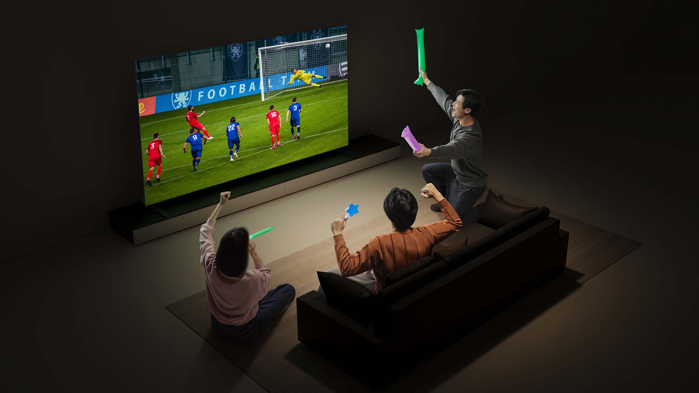 TCL Larger TV Realistic Sports Experience