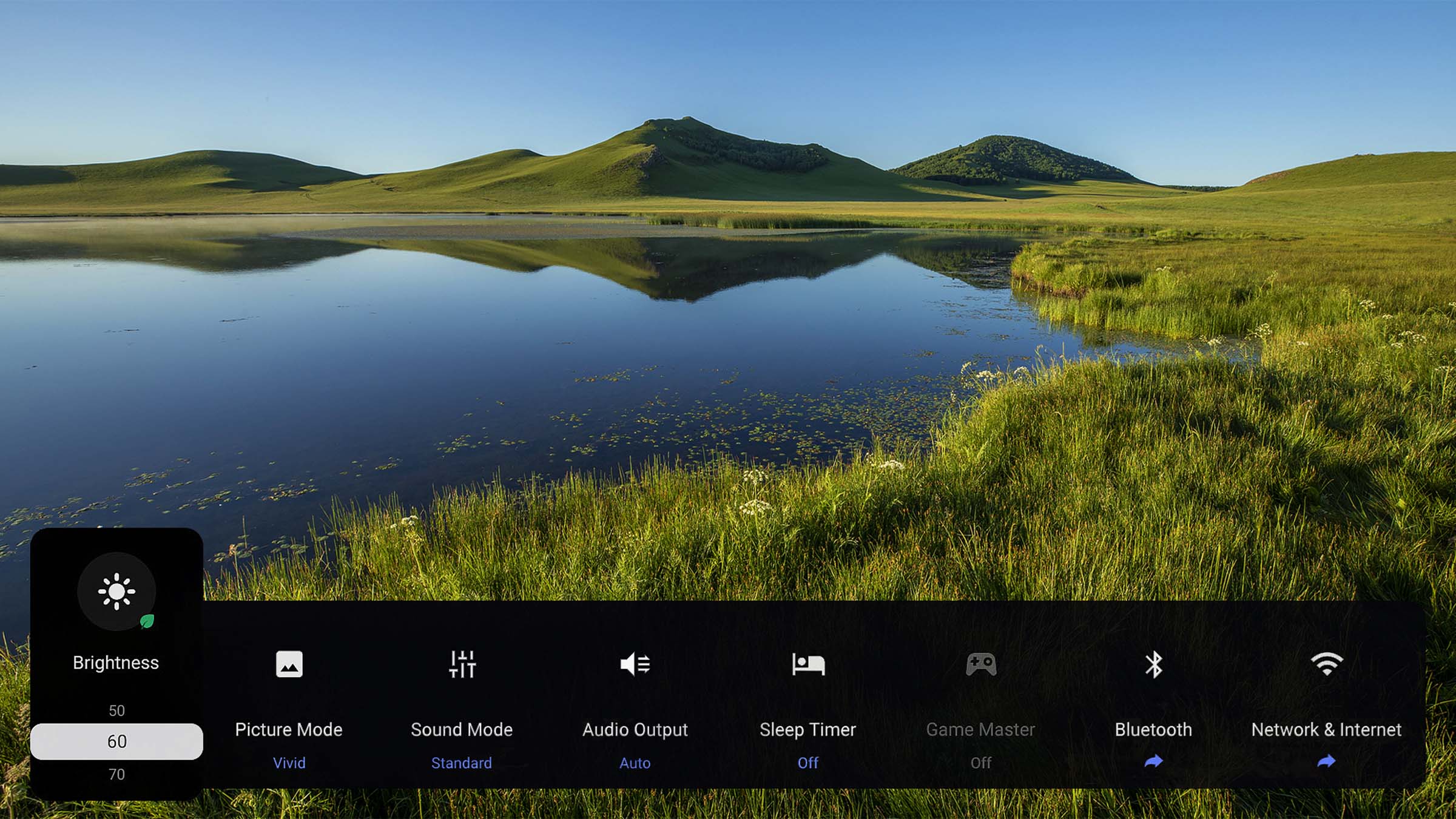 iFFALCON F75 4K TV Quick Settings