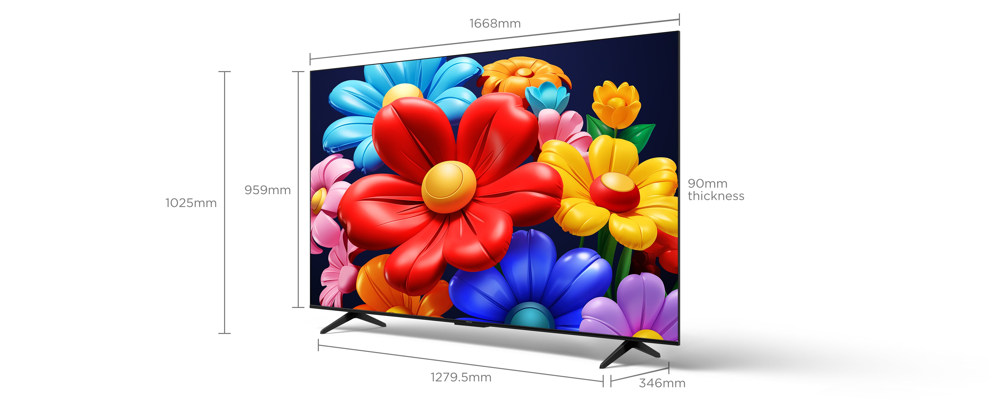 U64 4K UHD Google TV Screen Size 75