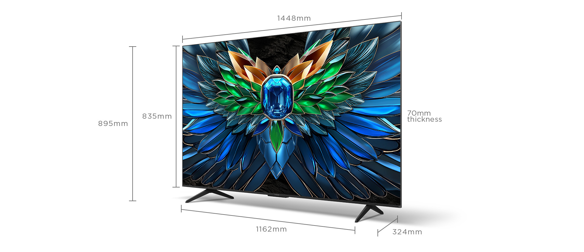 UU85 4K Mini LED TV Screen Size 65