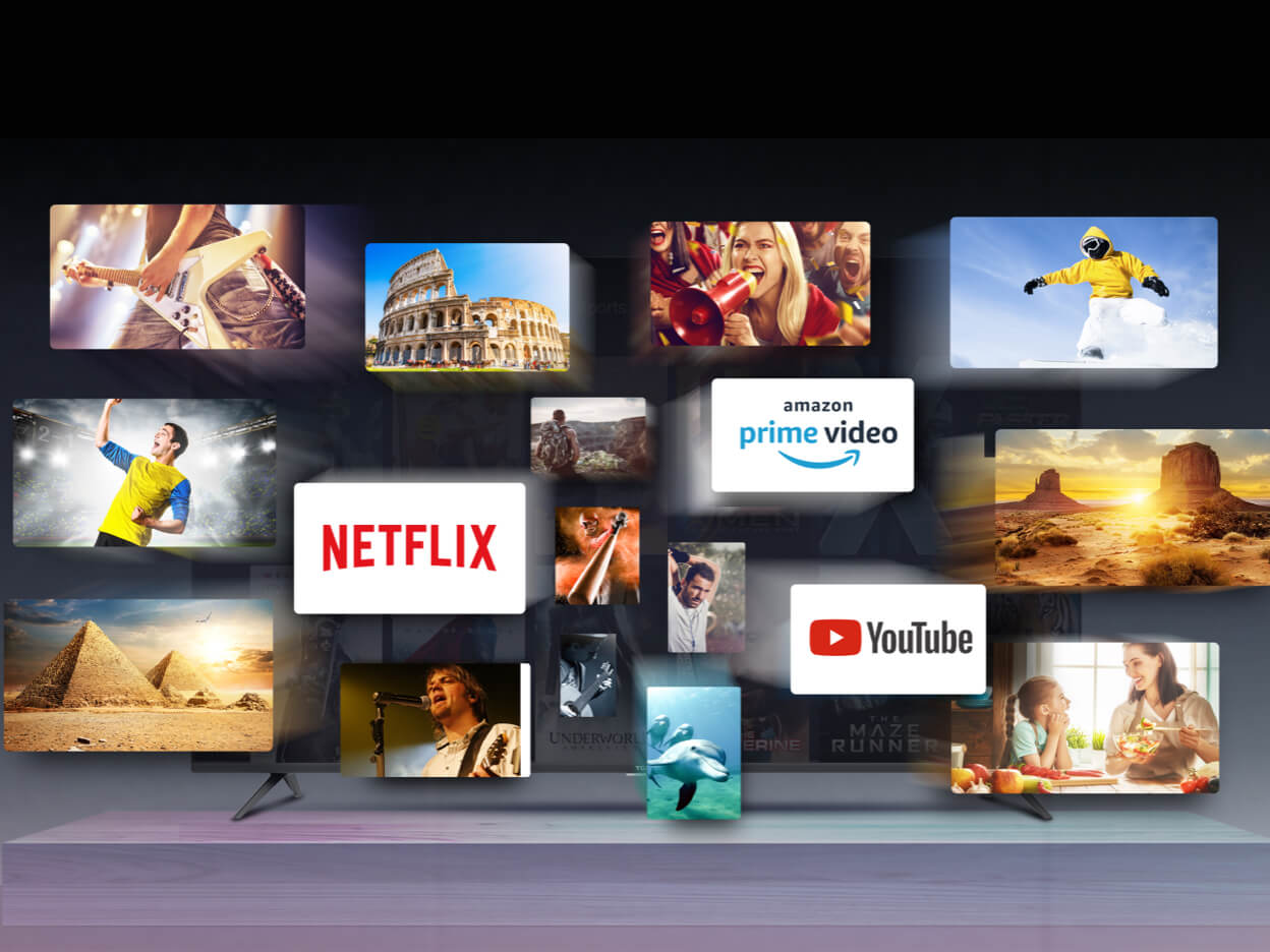 YouTube/Netflix/Prime Video