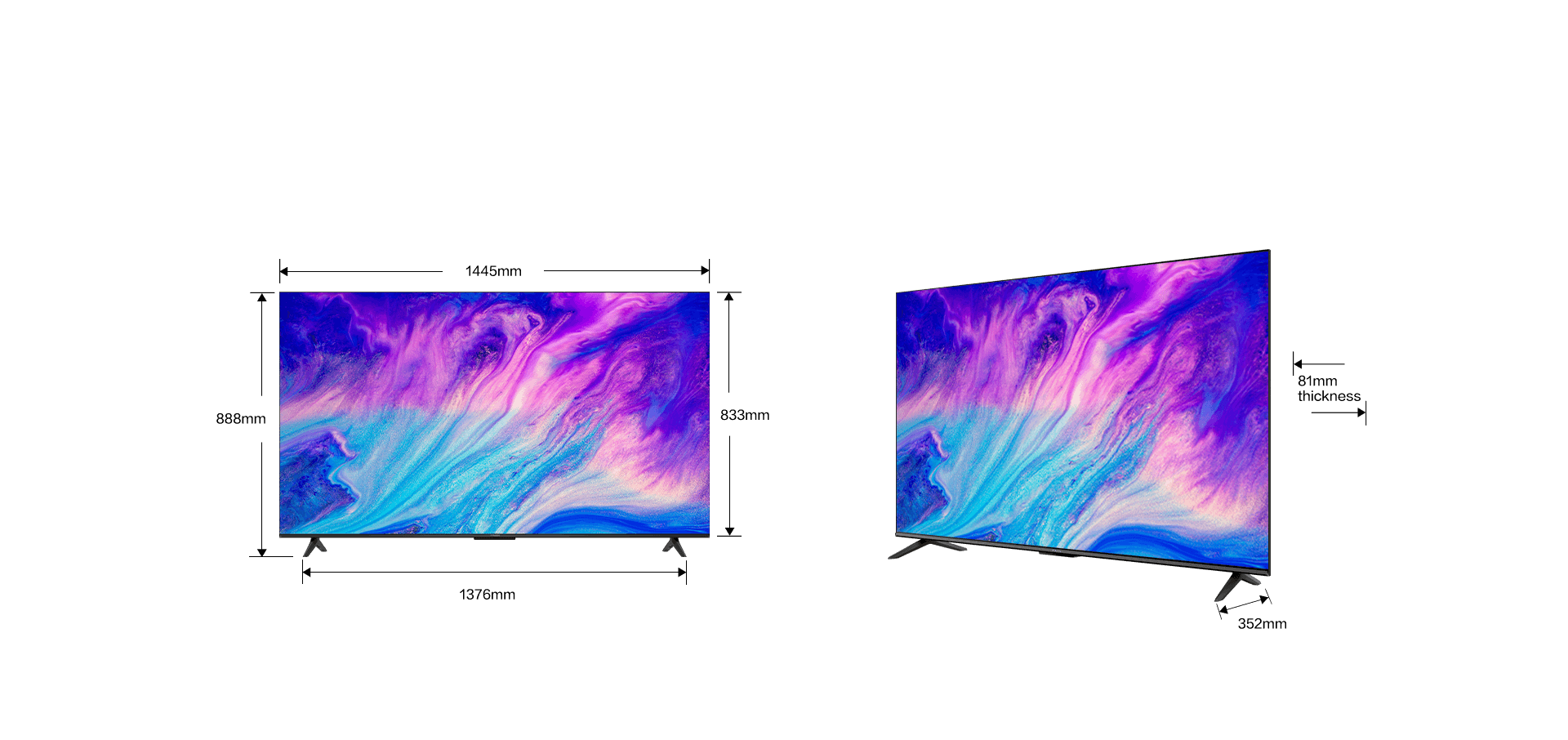 iFFALCON U62 4K HDR TV 65 inch