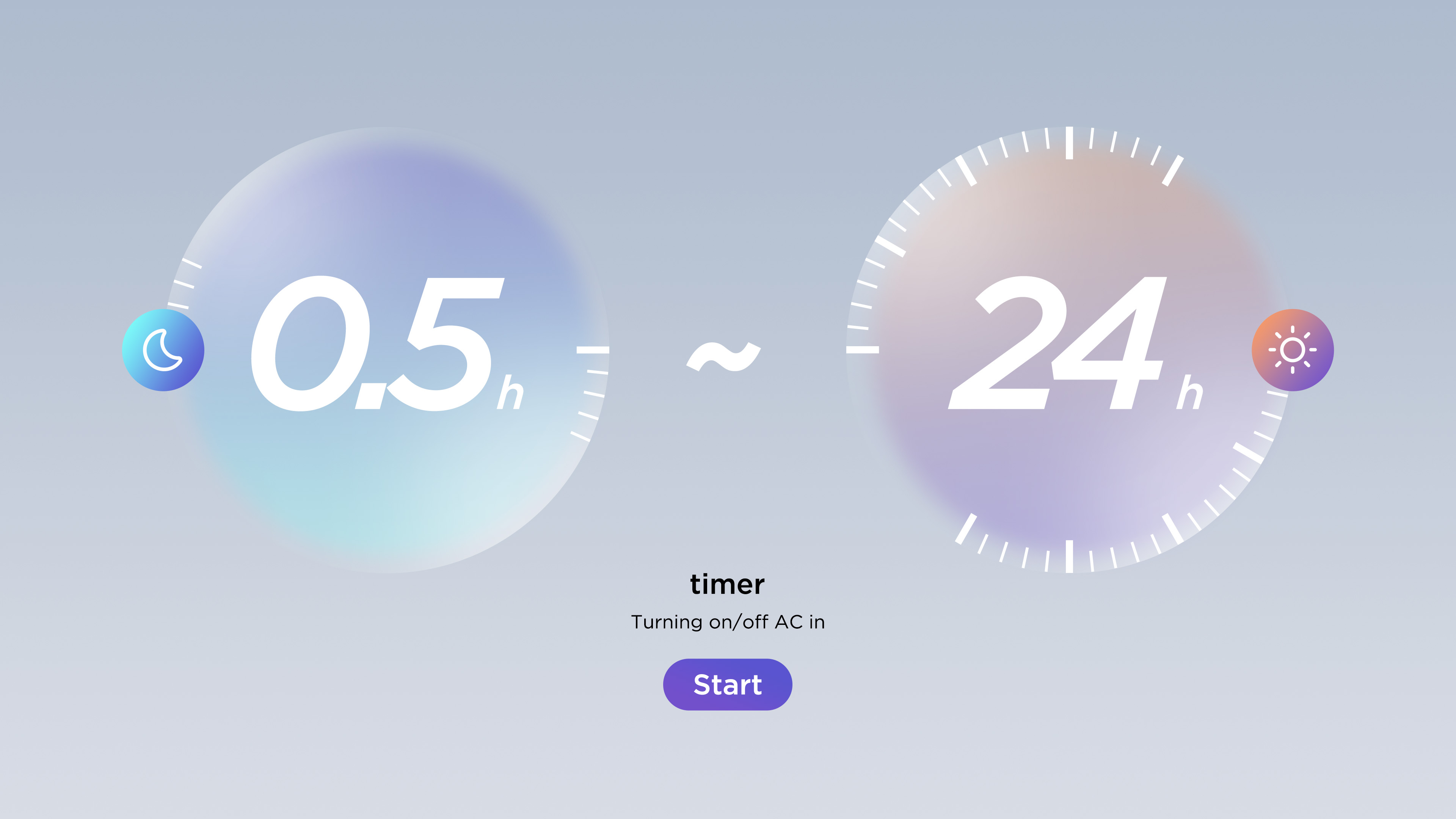 iFFALCON Air Conditioner Elite Series AC 24H Timer